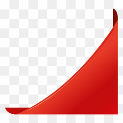 Red, corner, angle, label, orange png