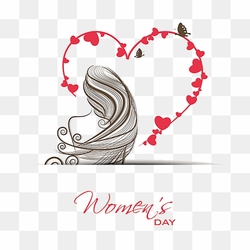 International Womens Day March 8 Valentines Day Greeting card Illustration, Creative Women's Day Women's Day, love, child, holidays png