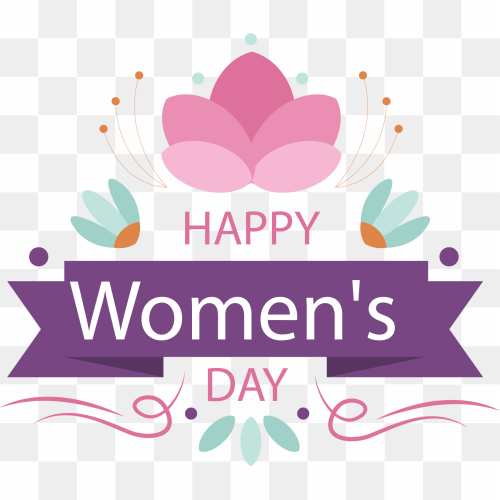Euclidean Sticker, Happy Day of Women's Day, ribbon, happy Halloween, leaf png