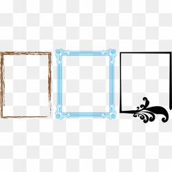 Artistic Frame PNG HD Isolated