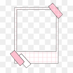 Aesthetic Polaroid Frame PNG