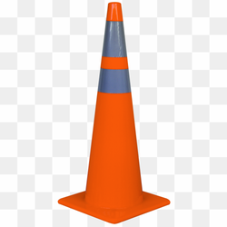 Traffic Cone Transparent Isolated Background