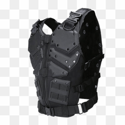 Black bulletproof vest