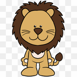 The cartoon lion