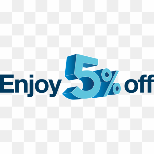 5 Off PNG