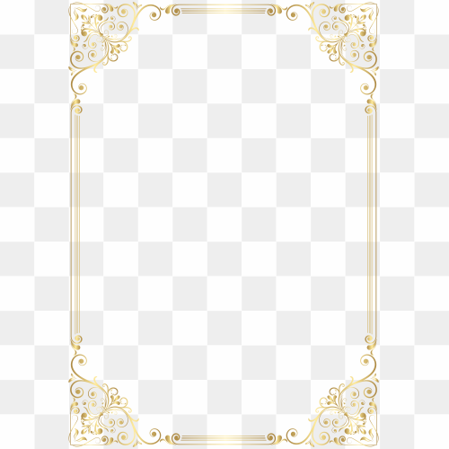 Elegant Frame PNG Image