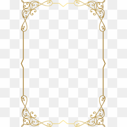 Elegant Frame PNG Isolated HD