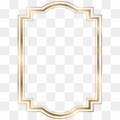 Elegant Frame PNG Isolated Image