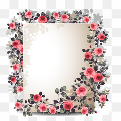 Frame Flower PNG HD