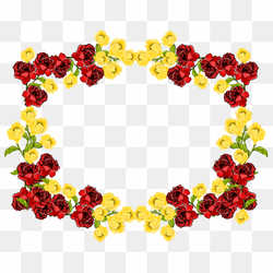 Frame Flower PNG Photo