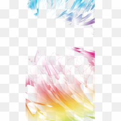 Colorfull sheets frame