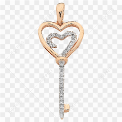Heart Key PNG Clipart