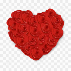 Heart Rose PNG Pic