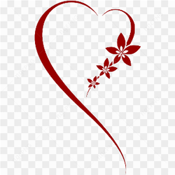 Valentine Heart Vector PNG File