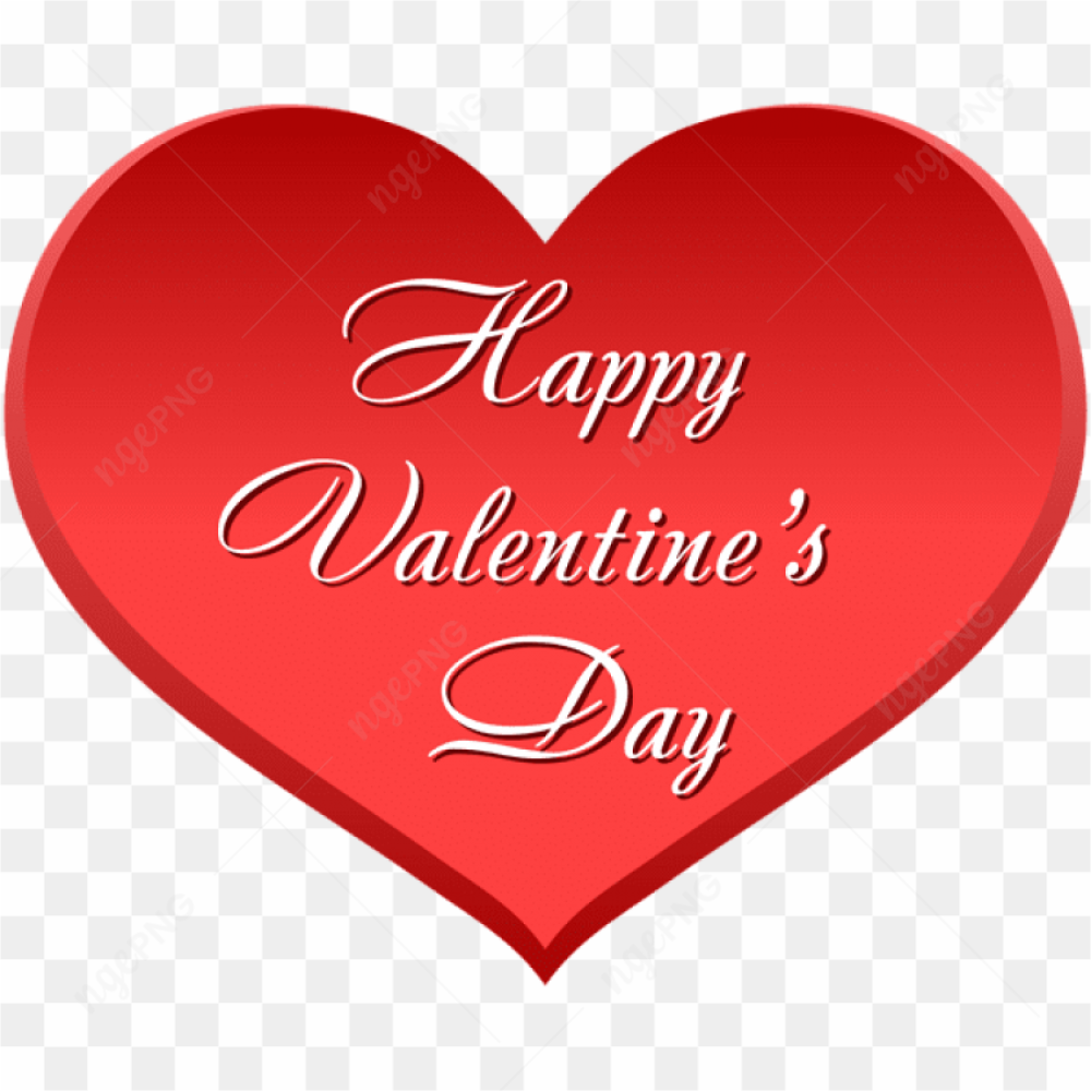 Valentines Day Heart Clipart PNG