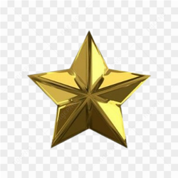 Star yellow 3D