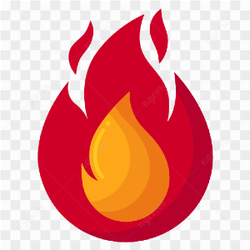 FlameA burning red flame