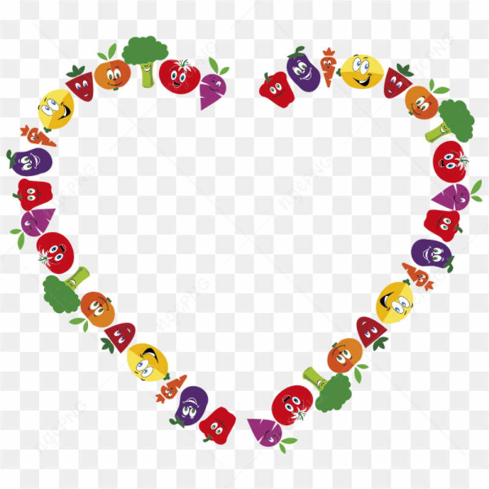Heart shaped fruits 