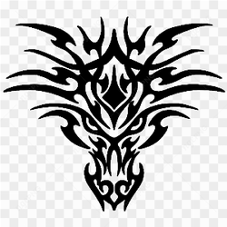 Black Tattoo Dragon Png Images