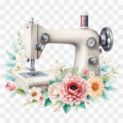 Retro Sewing PNG Sublimation Clipart