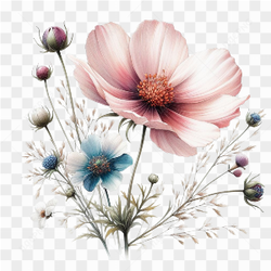 Watercolor Botanicals Clipart