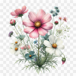 Watercolor Botanicals Clipart