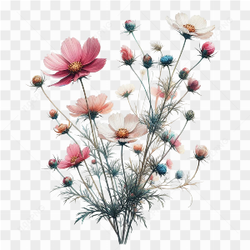 Watercolor Botanicals Clipart