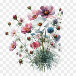 Watercolor Botanicals Clipart