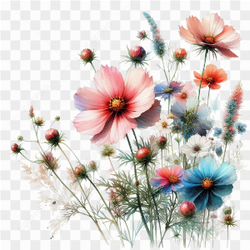 Watercolor Botanicals Clipart