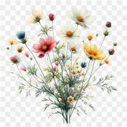 Watercolor Botanicals Clipart