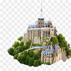 Mont saint michel france medieval architecture