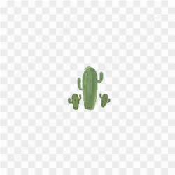 Cactus family sticker 