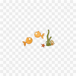 Fish in the sea sticker