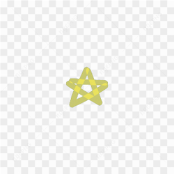 Yellow star sticker