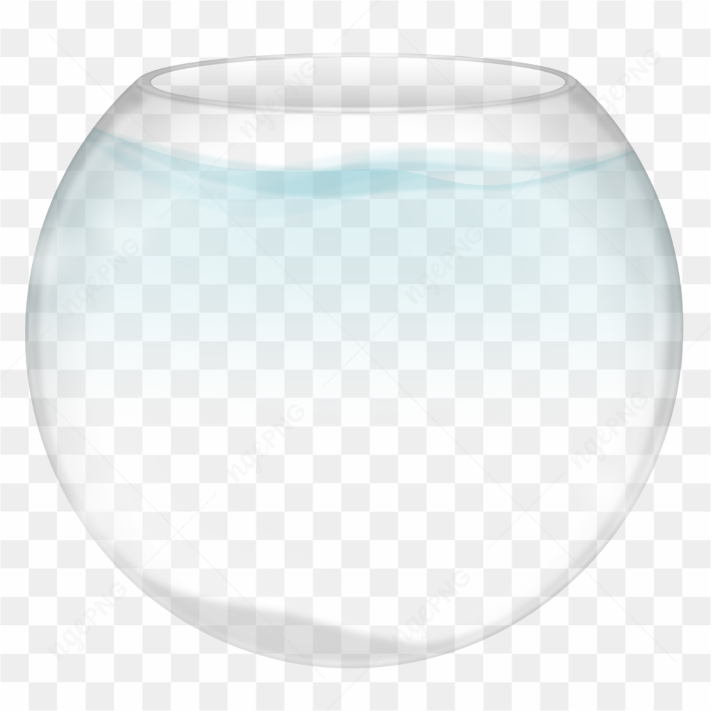 Un bocal d'un poisson rouge