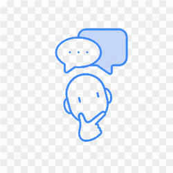 Thinking about something