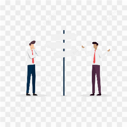 Graphical Image of two people