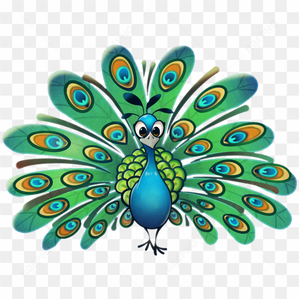Peacock blue Green 03