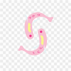 Pink two fishes