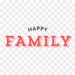 Happy Family Vector Logo Tshirt Sticker