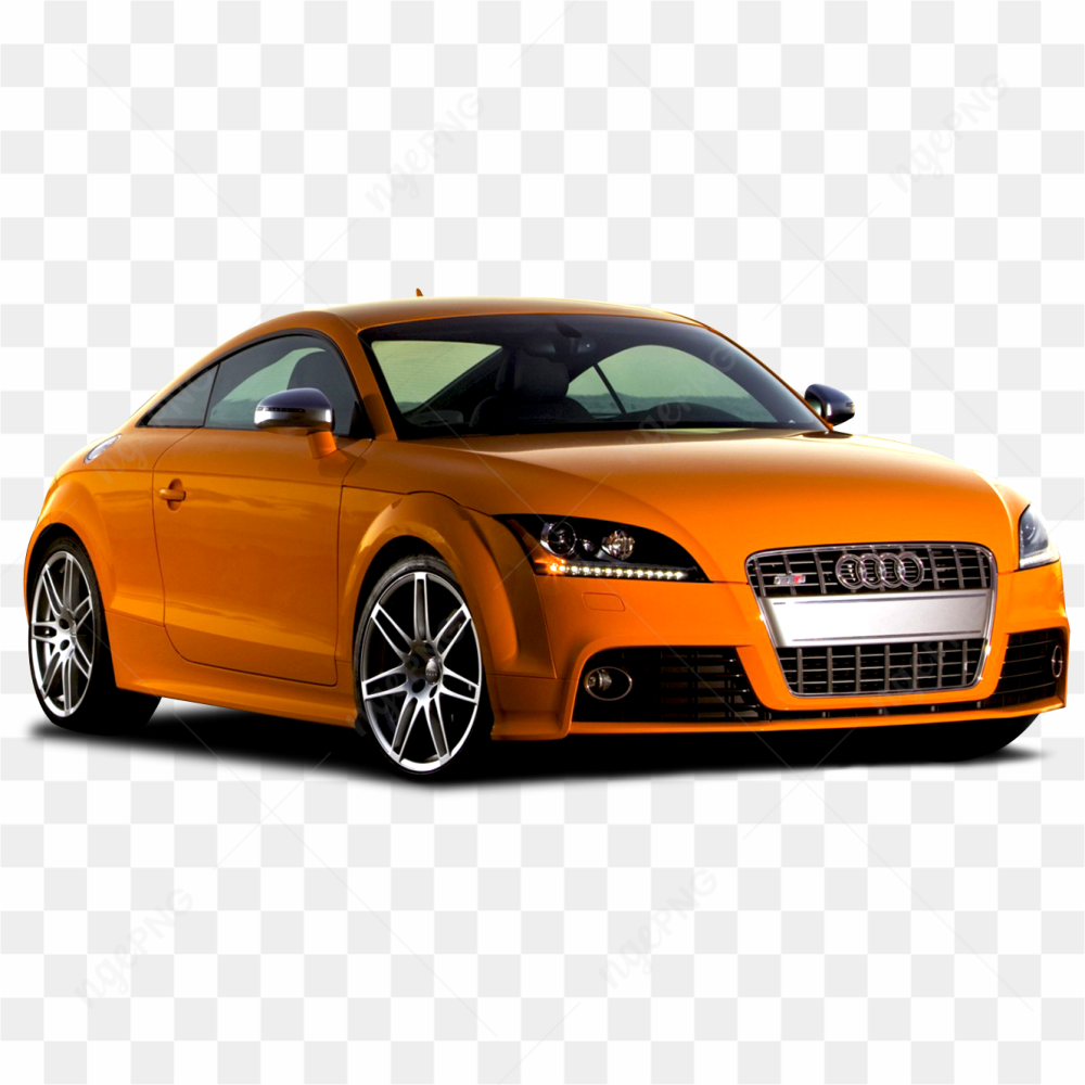 Orange Stylish Car