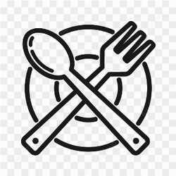 Vector Logo Restaurant Spoon Fork Plate