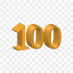 Number 100 clipart